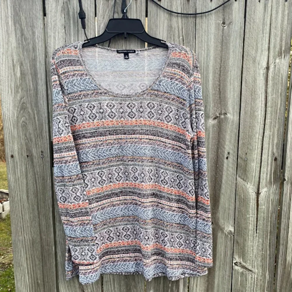 Signature Studio‎ Multicolor Patterned Blouse - Picture 5 of 5